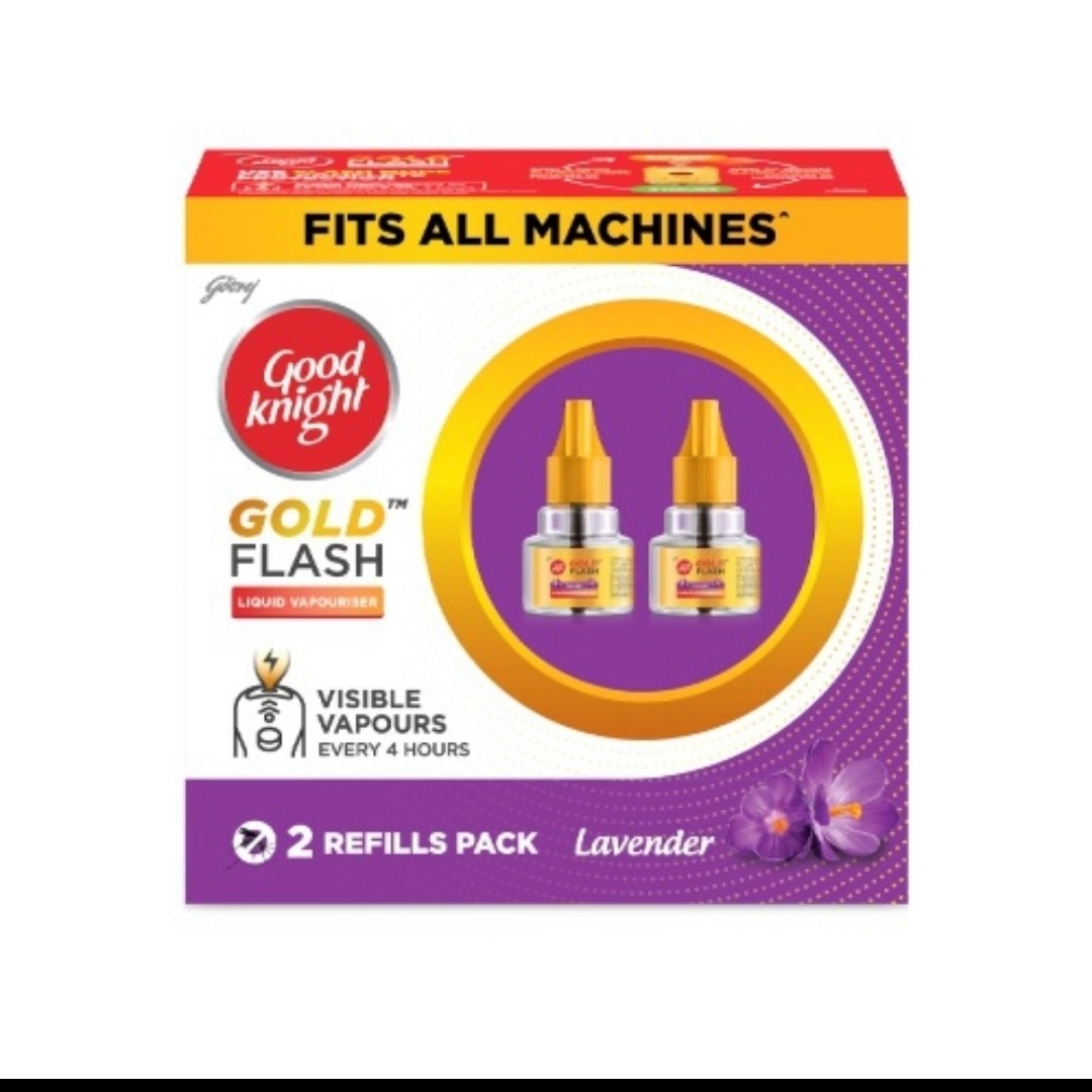 GOODNIGHT GOLD FLASH LAVENDER Refil TWIN PACK 45 Ml × 2